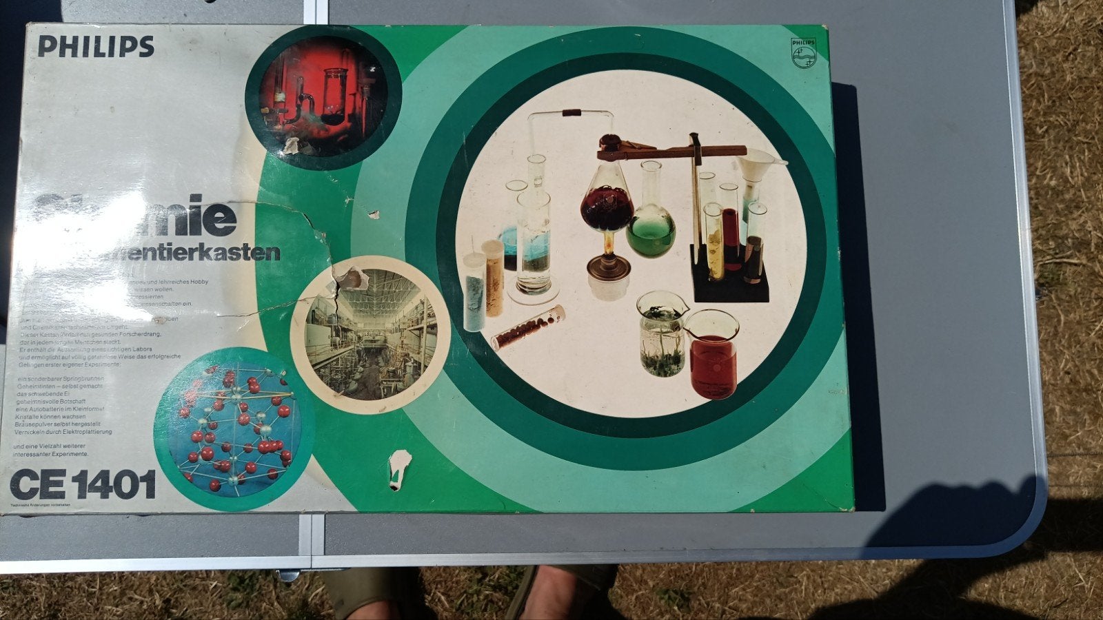 Philips CE1401 Chemie Experimenteerkast – vintage, Collections, Enlèvement, Utilisé