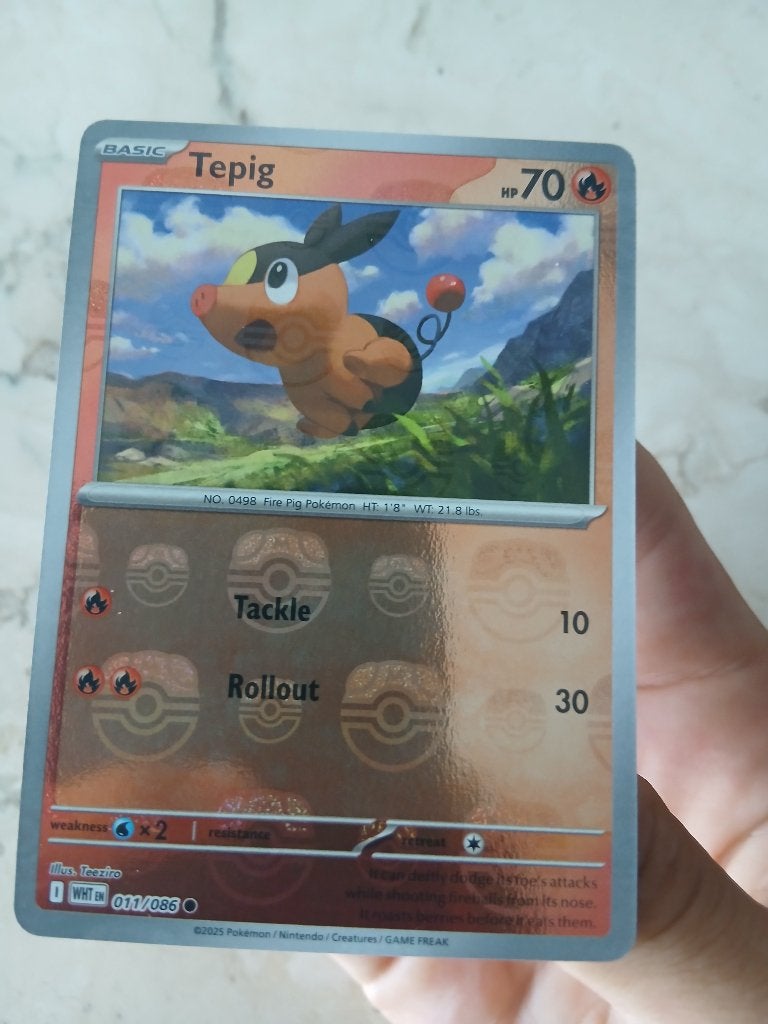Pokemon, Ophalen, Zo goed als nieuw, Losse kaart, Foil