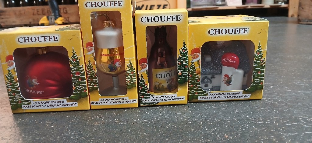 Lot chouffe kerstballen, Ophalen of Verzenden, Nieuw
