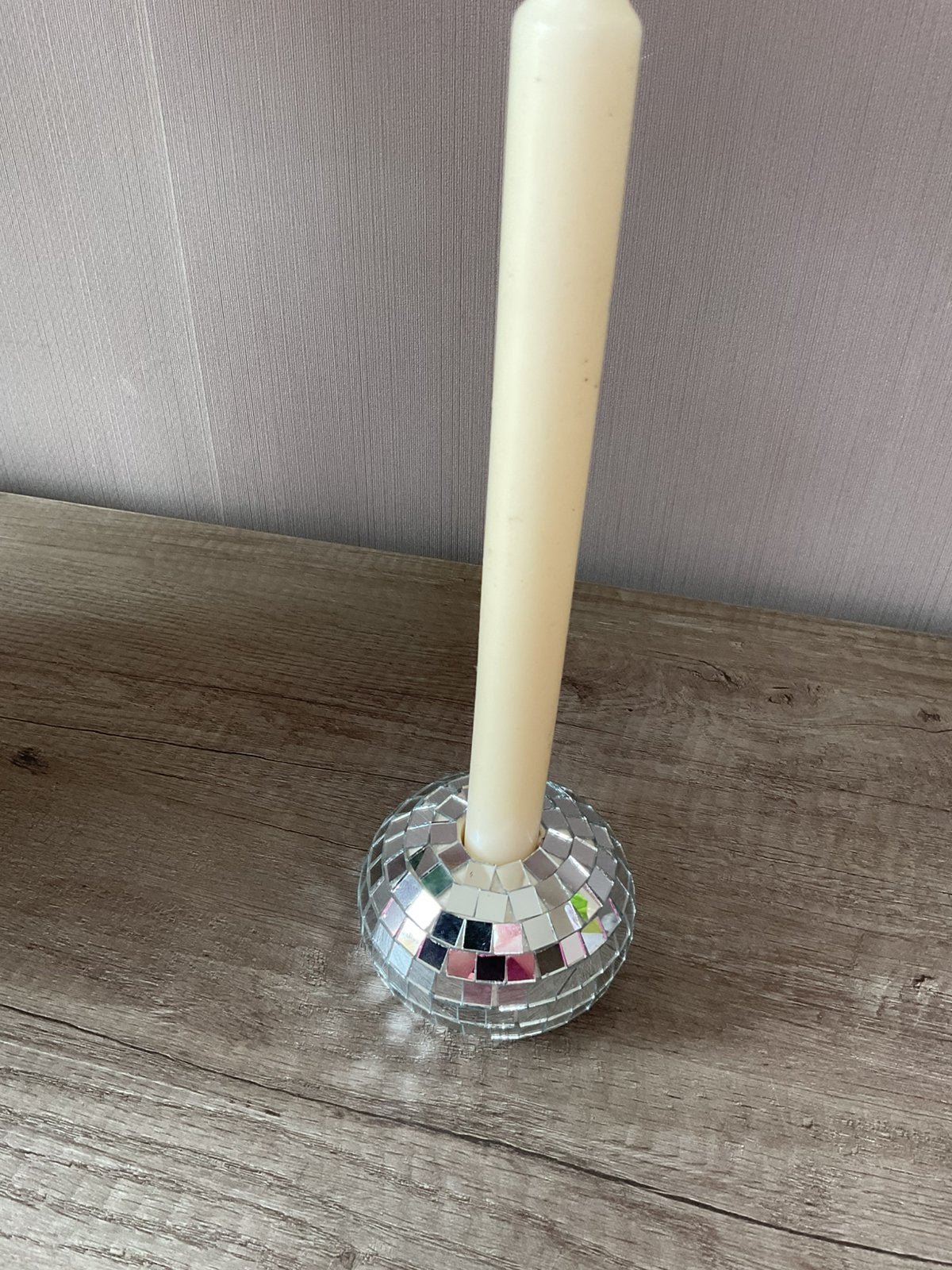Kaarshouder met spiegelglas, Maison & Meubles, Accessoires pour la Maison | Bougeoirs & Bougies, Enlèvement ou Envoi, Comme neuf