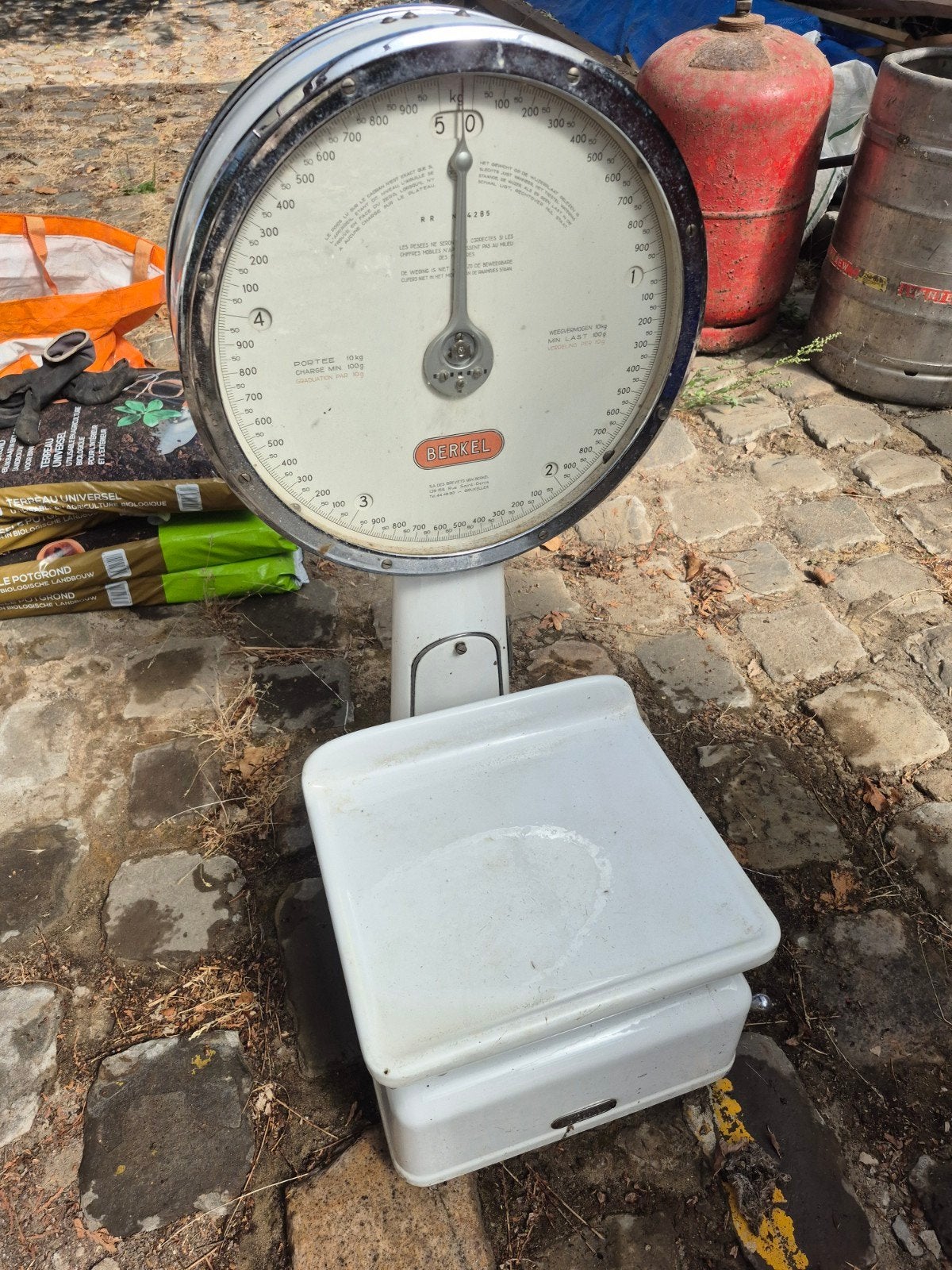Ancienne balance marque Berkel, Ophalen