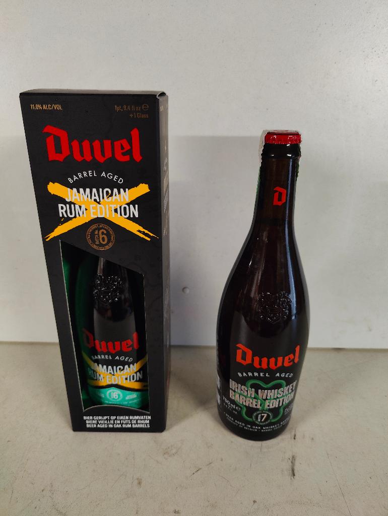 Duvel Barrel Aged Irish Whiskey & Rum edition, Verzamelen, Ophalen of Verzenden, Nieuw, Duvel
