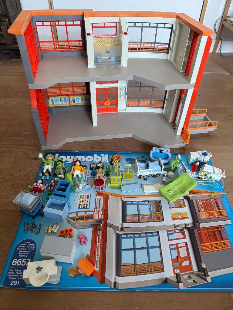Playmobil kinderziekenhuis, Ophalen, Gebruikt, Complete set