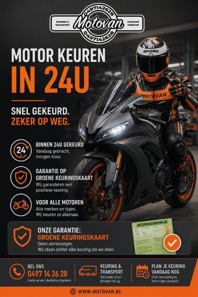 motorkeuring Nodig?, Motos, Entreprise