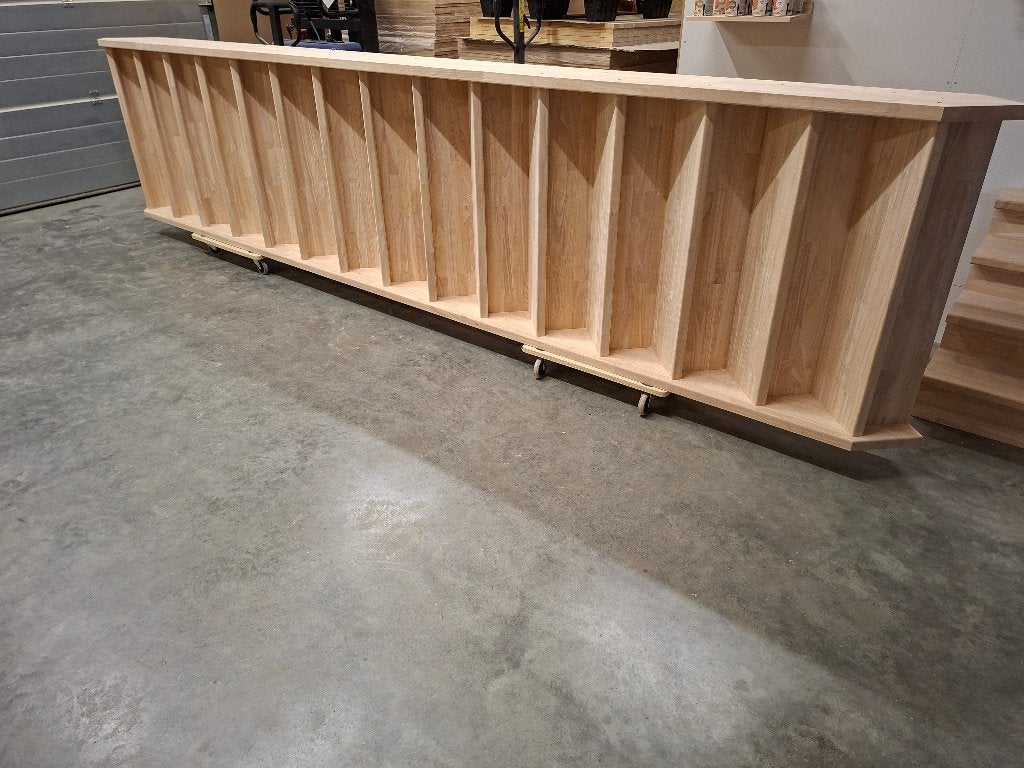 Trap rubberwood, Doe-het-zelf en Bouw, Hout en Planken, Ophalen, Nieuw, Overige houtsoorten