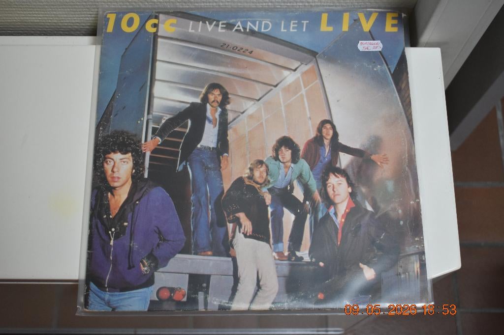 LP : 10cc - Live and let Live (2 LP's) (Pop/Rock), Cd's en Dvd's, Dubbel-LP, Ophalen of Verzenden, Gebruikt, Poprock