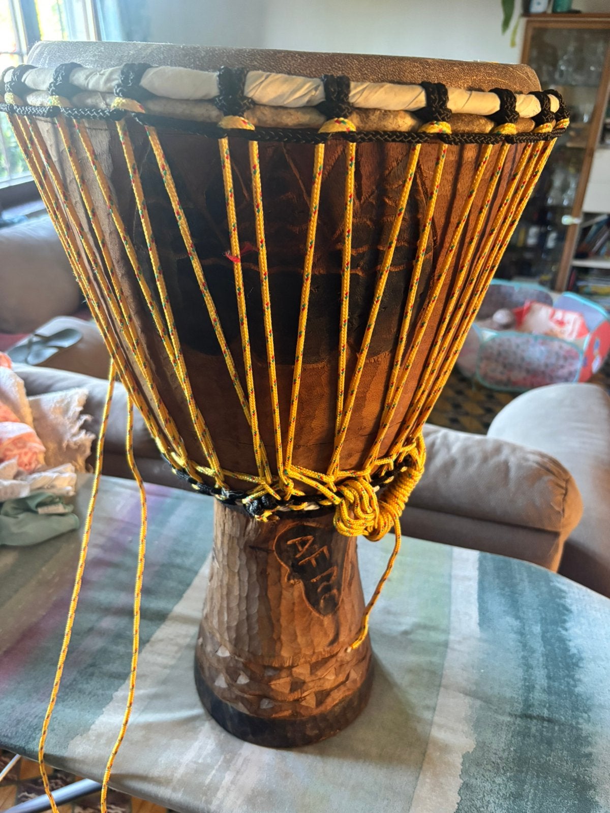 Grand Djembé sénégalais, Musique & Instruments, Enlèvement, Comme neuf