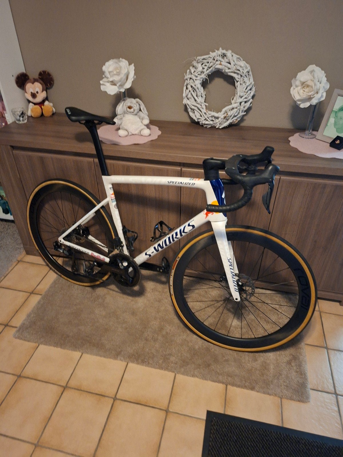 S-Works Redbull maat 58, Ophalen