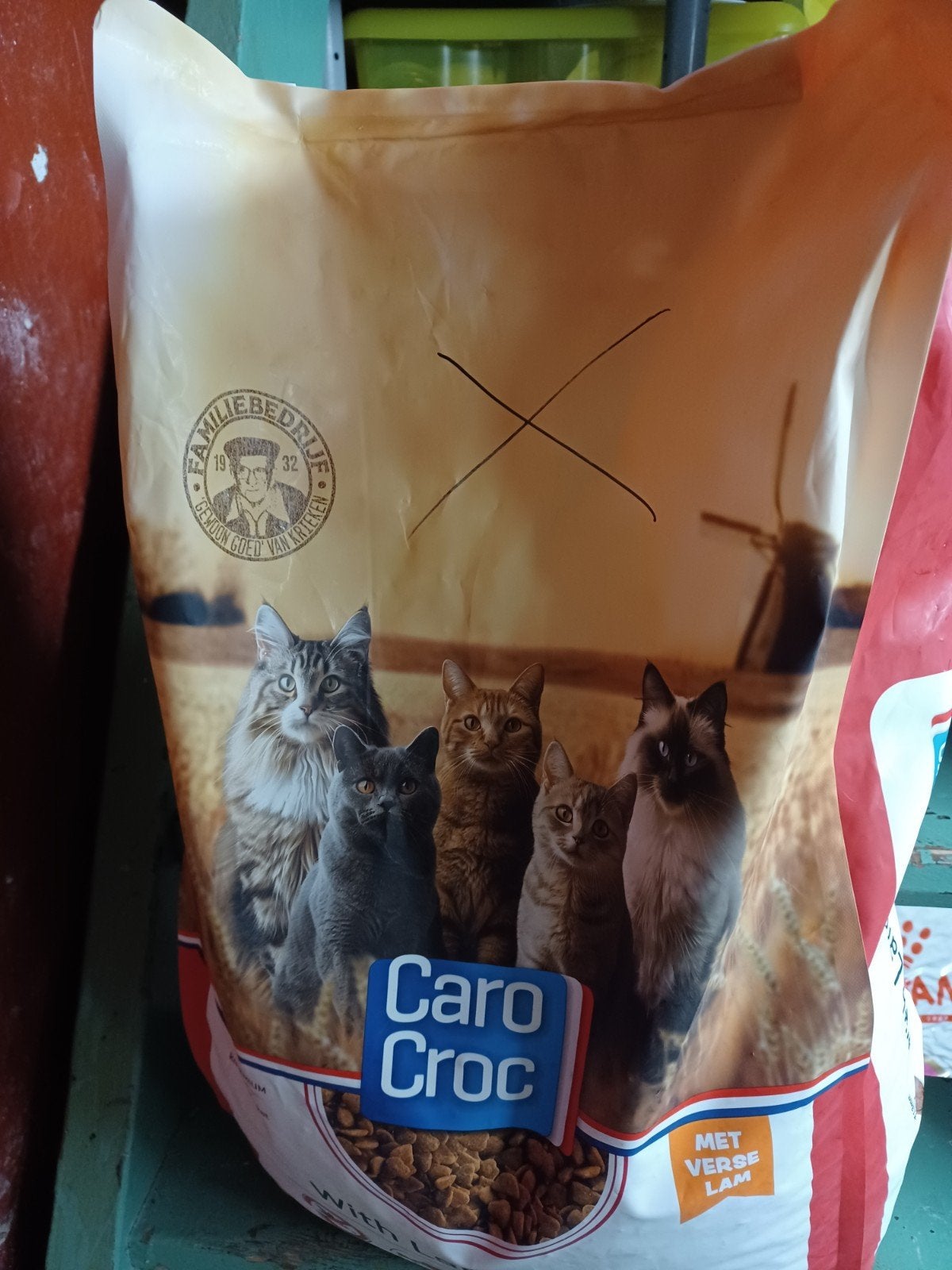katten droogvoer carocroc 2 zakken van 7 kilo niet geopend, Dieren en Toebehoren, Dierenvoeding, Ophalen, Kat