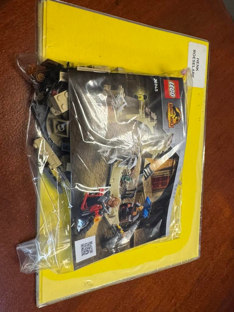Lego jurassic 76945, Ophalen of Verzenden, Gebruikt, Compleet, Lego