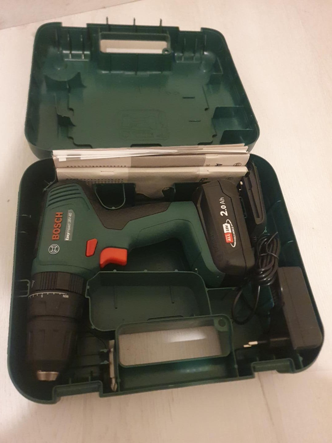 Bosch EasyDrill 18V-40 – Perceuse-visseuse sans fil + batter, Ophalen, Nieuw