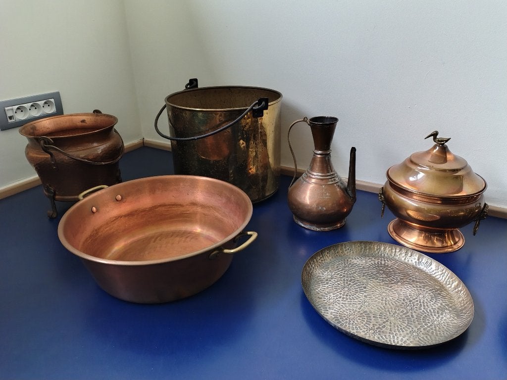 Collectie koper vintage koperen, Ophalen, Koper