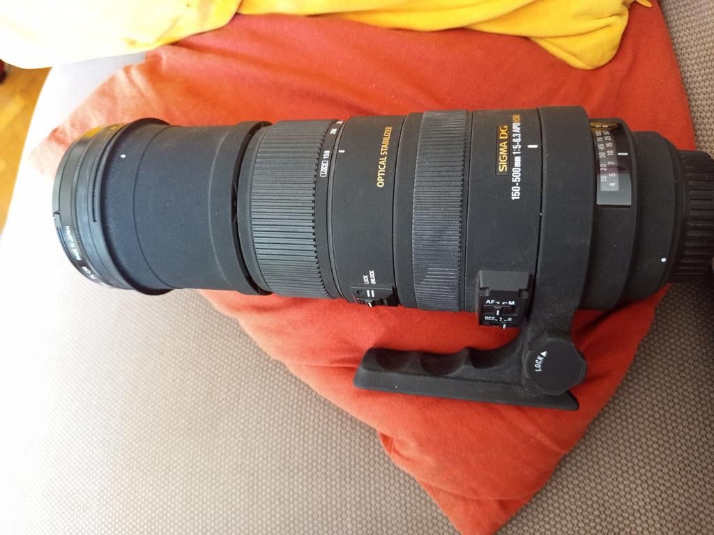 Objectif de caméra SIGMA DG 150-500 mm 1:5-6 .3 APO HSM Cano, Enlèvement ou Envoi, Comme neuf, Zoom