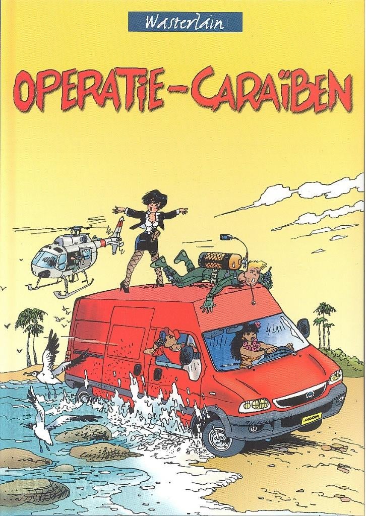 Operatie Caraiben - reklameuitgave Fiat., Eén stripboek, Ophalen of Verzenden, Zo goed als nieuw, Marc Wasterlain