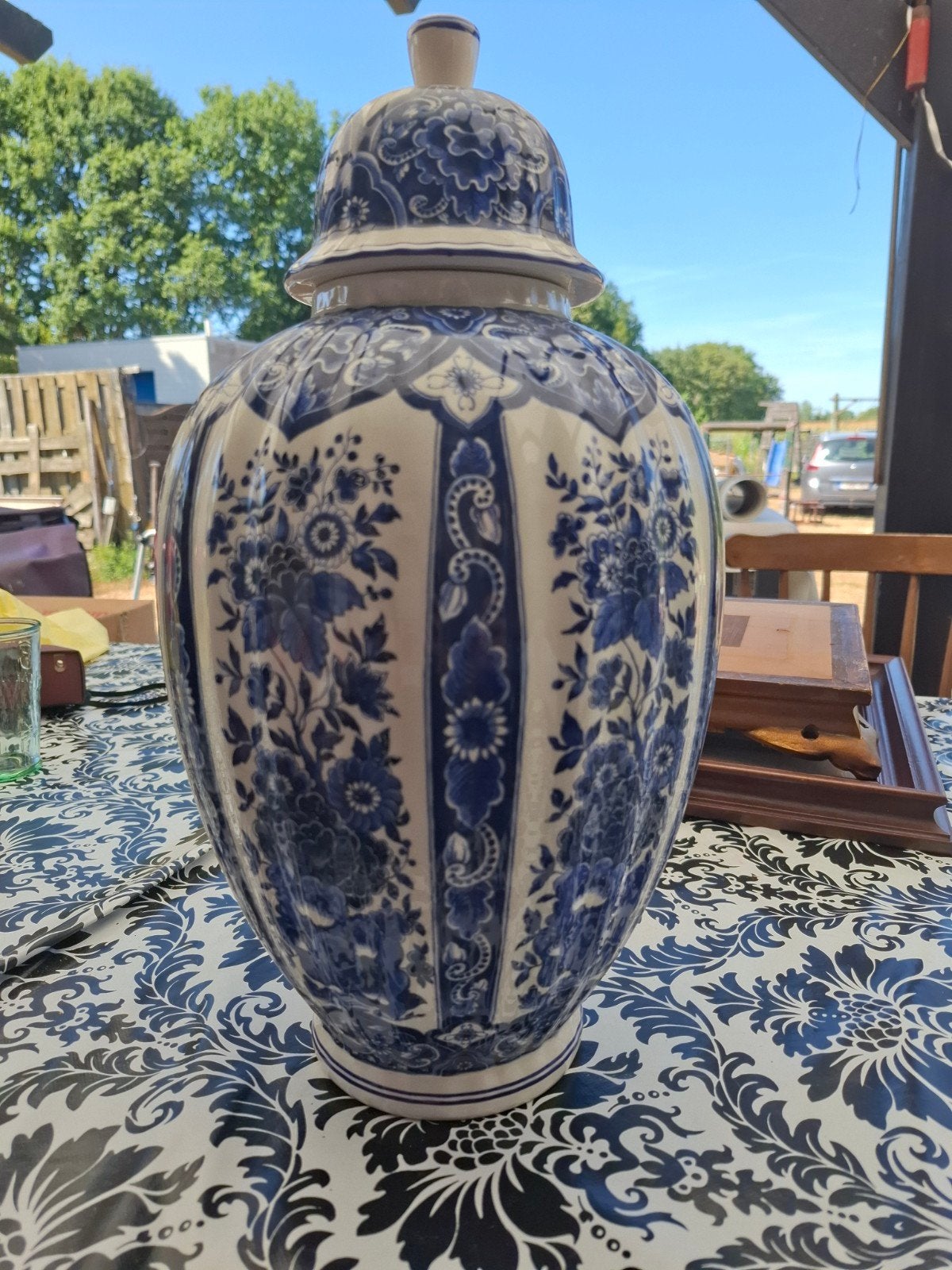 keramisch rozenvaas made in italy, Ophalen