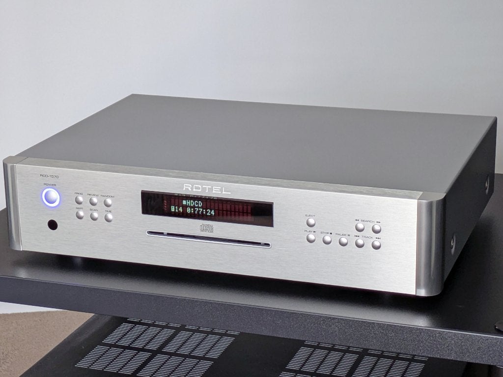 Rotel RCD-1570, topmodel met XLR, nieuw loopwerk, Ophalen of Verzenden, Zo goed als nieuw, Overige merken