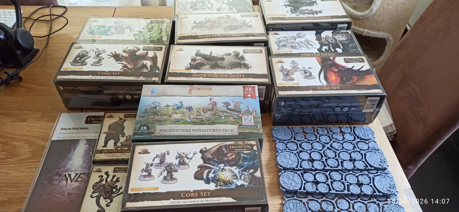 Plastic miniatures dungeons and lasers set 5 (deuslair), Hobby en Vrije tijd, Gezelschapsspellen | Overige, Ophalen