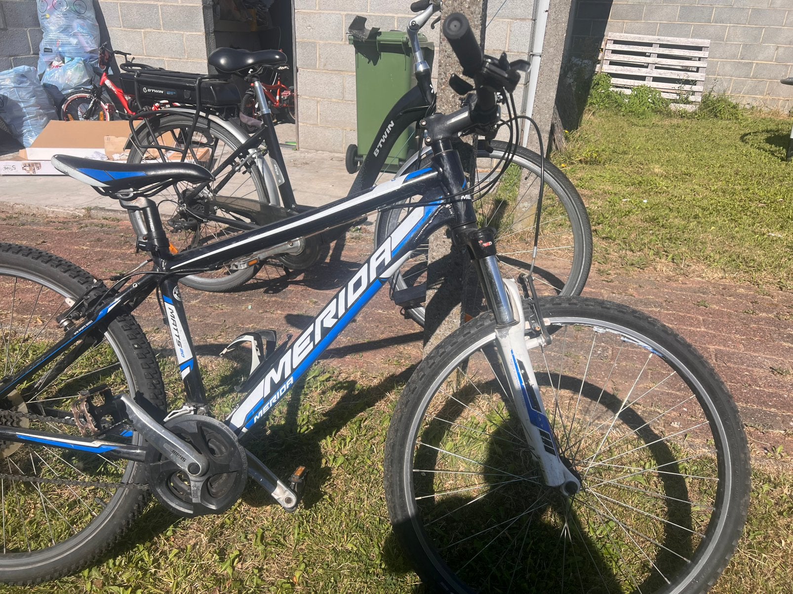 Merida fiets, Fietsen en Brommers, Minder dan 10 versnellingen, Velgrem, Minder dan 49 cm, Zo goed als nieuw