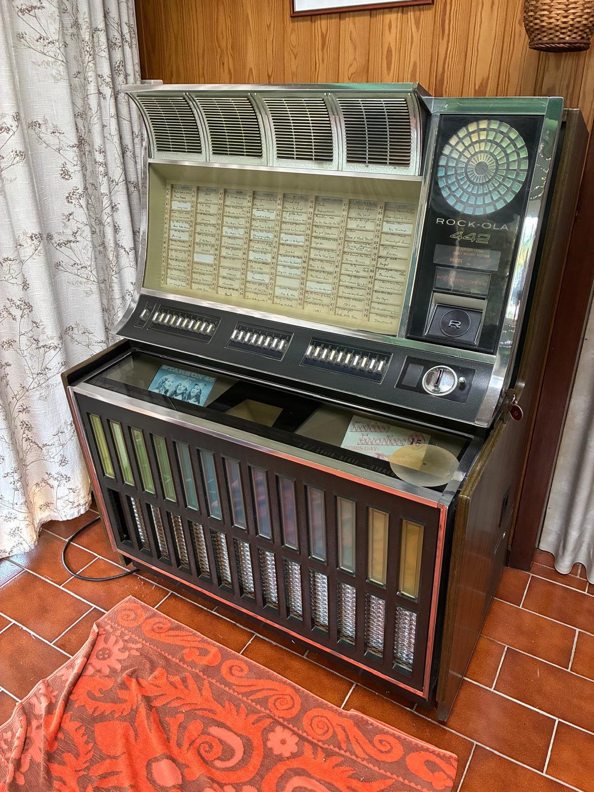 Rock-Ola 442 inclusief platen, Enlèvement, Utilisé, Rock Ola, Avec singles