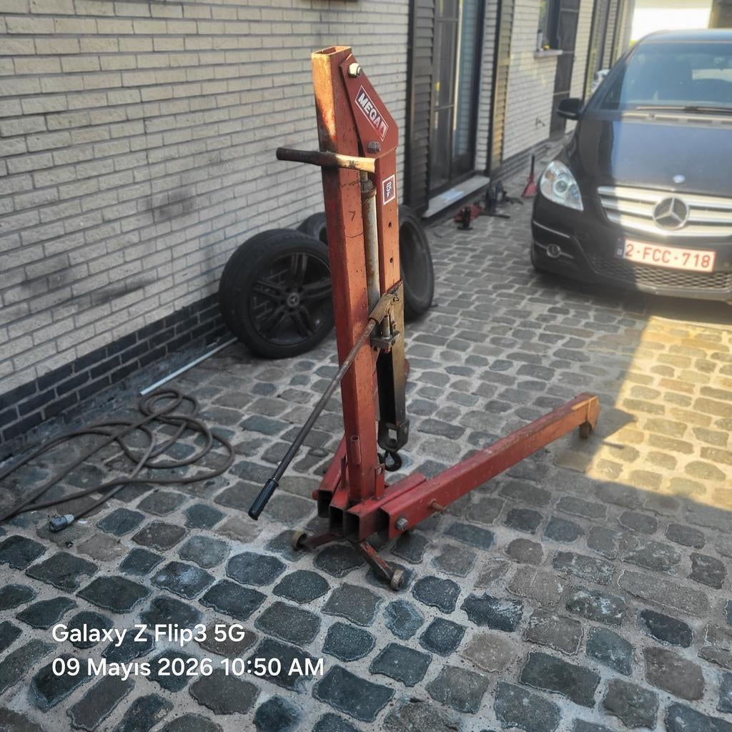 Krik voor het optillen van de motor of voor andere werkzaam, Doe-het-zelf en Bouw, Ophalen of Verzenden