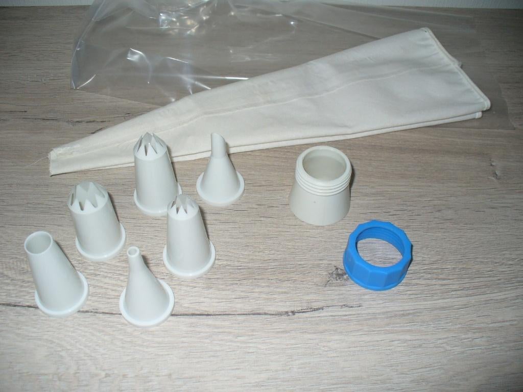 Katoenen spuitzak + toebehoren, Huis en Inrichting, Ophalen of Verzenden, Gebruikt