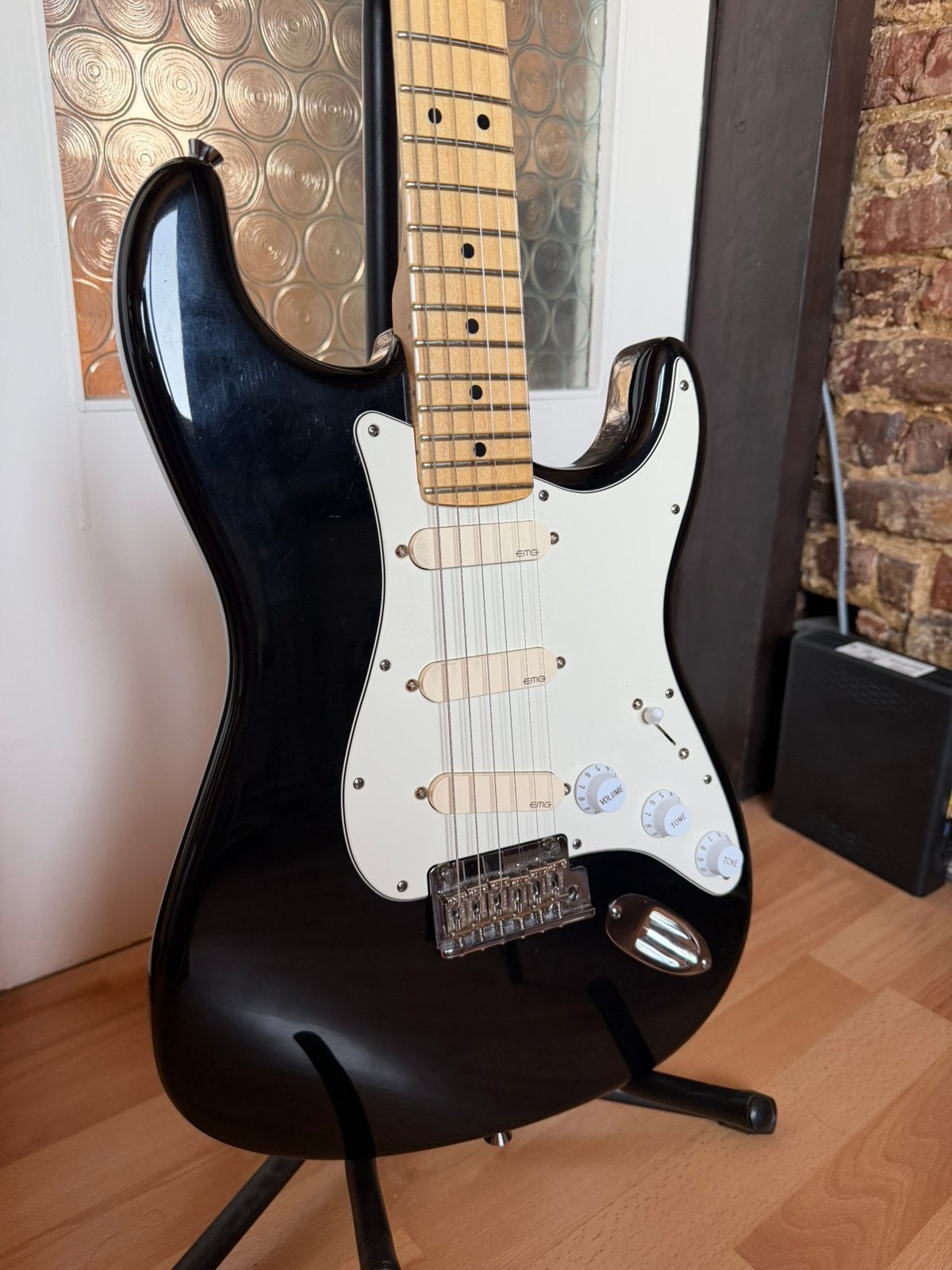 Fender Stratocaster USA - EMG DG20 pickup, Ophalen, Zo goed als nieuw, Fender
