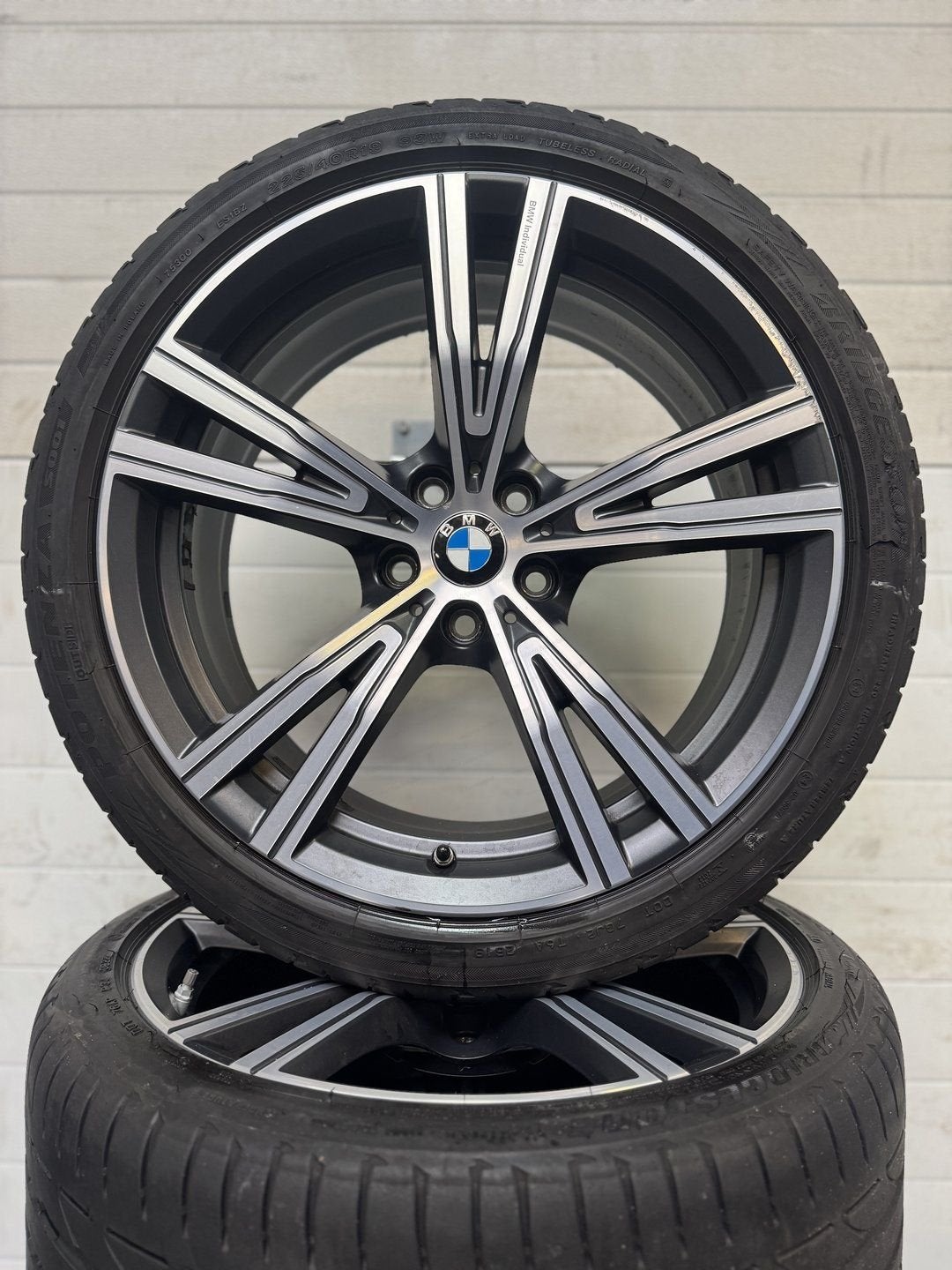 19” BMW 3 SERIE G20 G21 INDIVIDUAL VELGEN ZOMERBANDEN ORIG T, 19 inch, Gebruikt, -, -