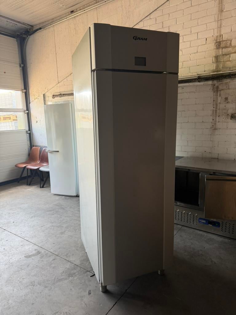 Gram RVS Professionele Horeca Koelkast - RVS -, Elektronische apparatuur, Koelkasten en IJskasten, Gebruikt, Zonder vriesvak, 160 cm of meer
