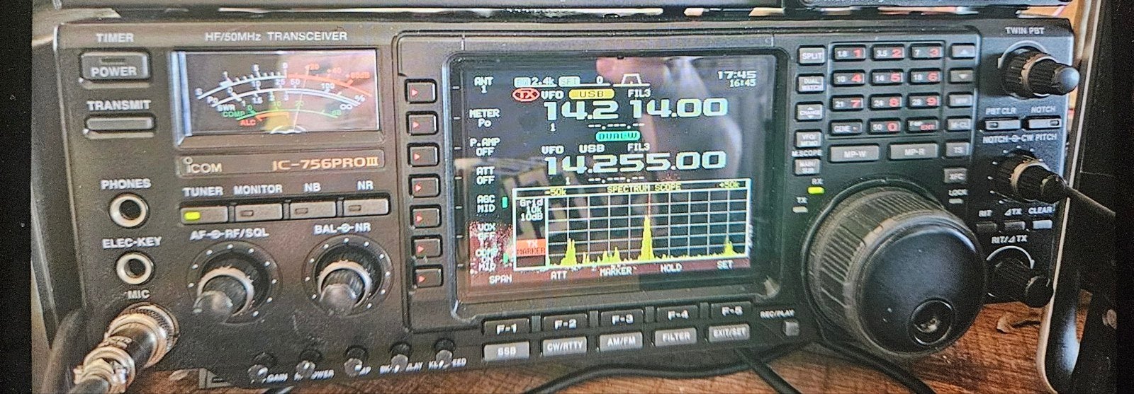 Icom IC-756 PRO III met Beschermhoes,nieuwstaat., Télécoms, Émetteurs & Récepteurs, Enlèvement ou Envoi