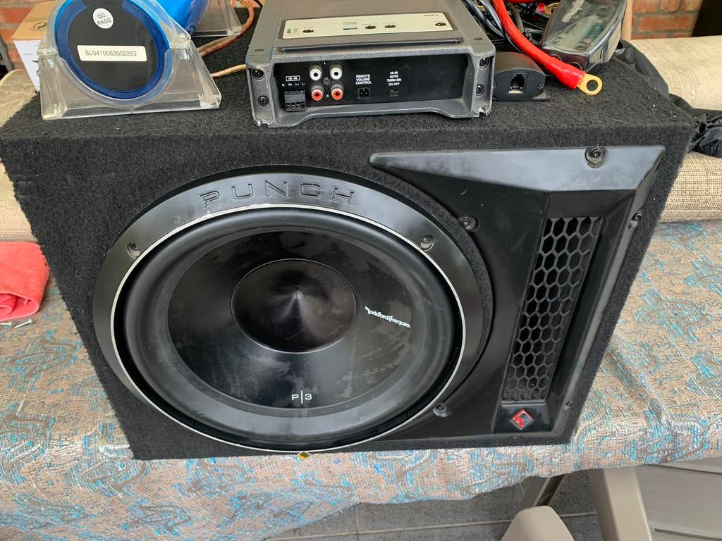 Rockford Fosgate p3 met hertz HDP1, Auto diversen, Autospeakers, Ophalen, Gebruikt