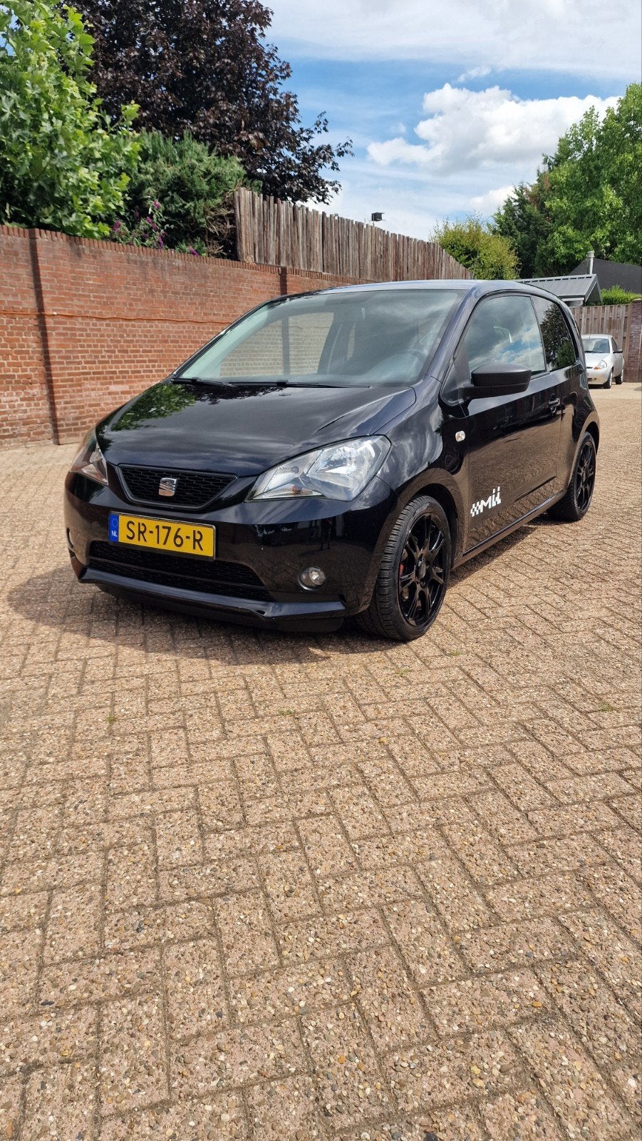 Seat Mii 1.0  2012 Zwart Airco, stoelverwarming, Autos, Seat, Euro 5, Achat, Mii, Noir