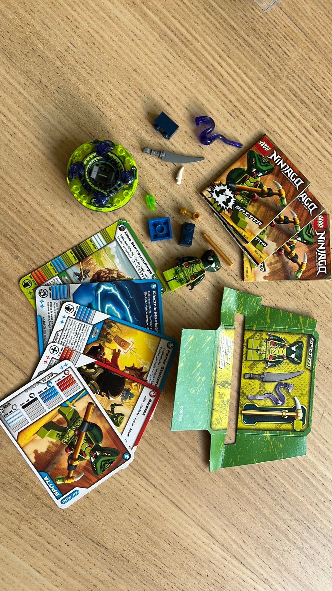 Lego Ninjago 9569, Spinners, compleet, Compleet, Gebruikt, Lego, Ophalen of Verzenden