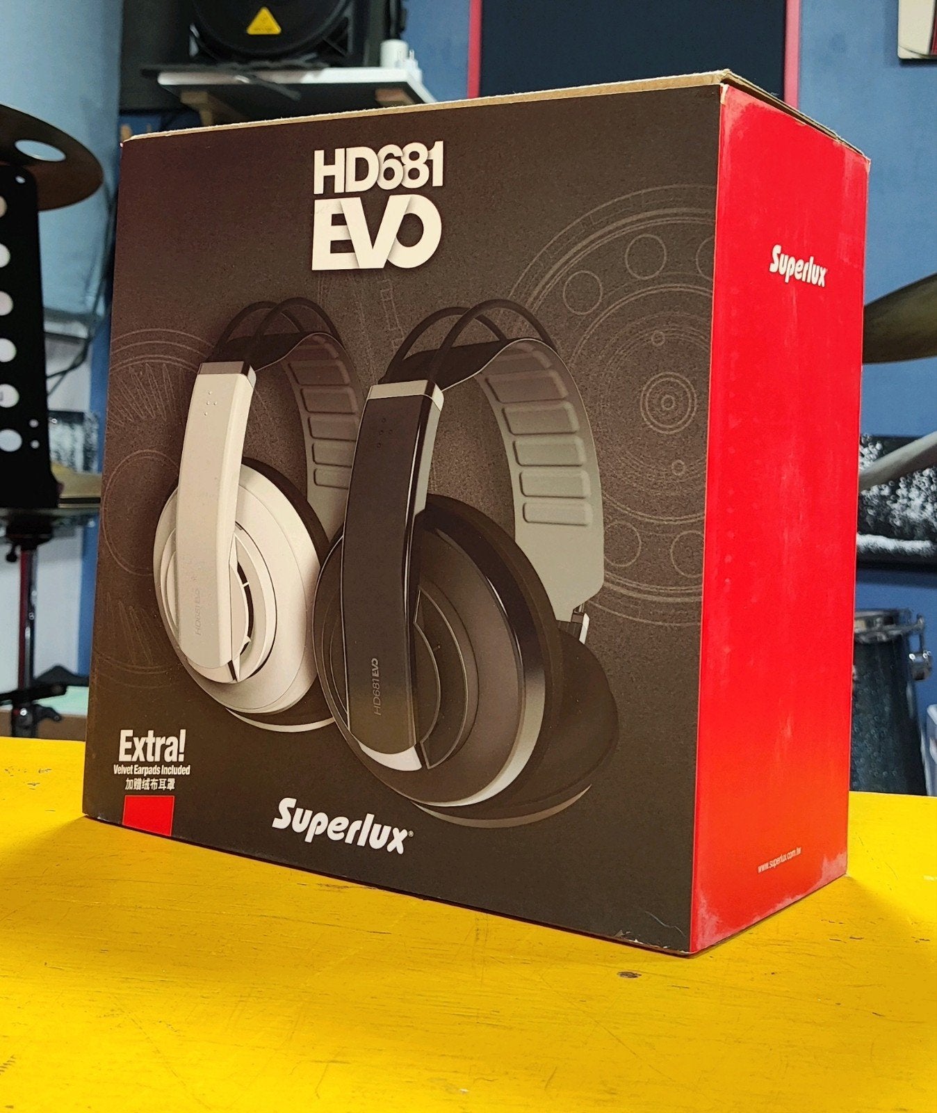Superlux EVO HD681 witte monitorhoofdtelefoon *nieuw*, Overige merken, Nieuw, Ophalen of Verzenden, Wit