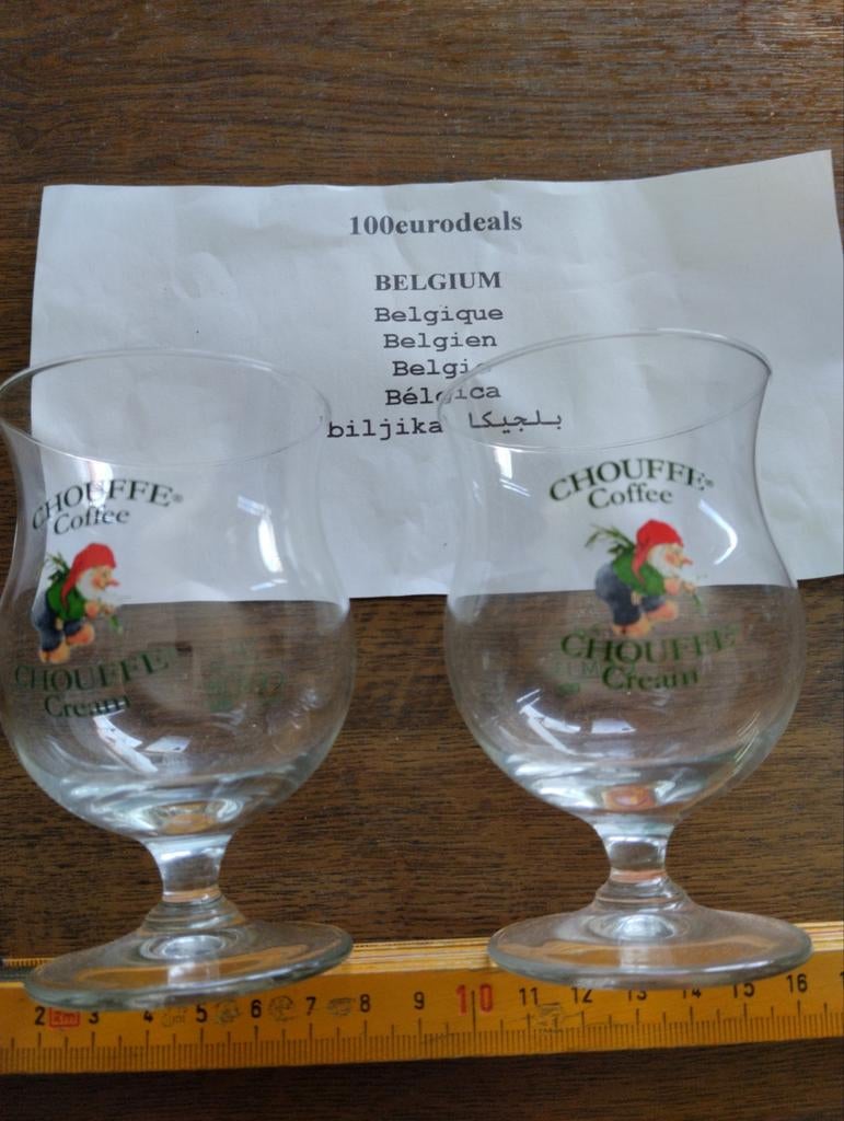 Verre de dégustation en duo (mini) de bière au café chouffee, Envoi