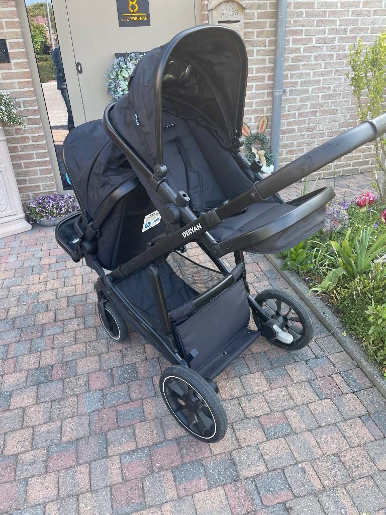 Dubbele kinderwagen Deryan, Enfants & Bébés, Poussettes & Combinaisons, Autres marques, Comme neuf, Enlèvement, Poussette