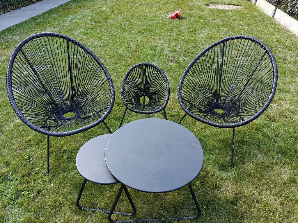 Tuinset, Ophalen, Gebruikt, Bijzettafel, 3 zitplaatsen