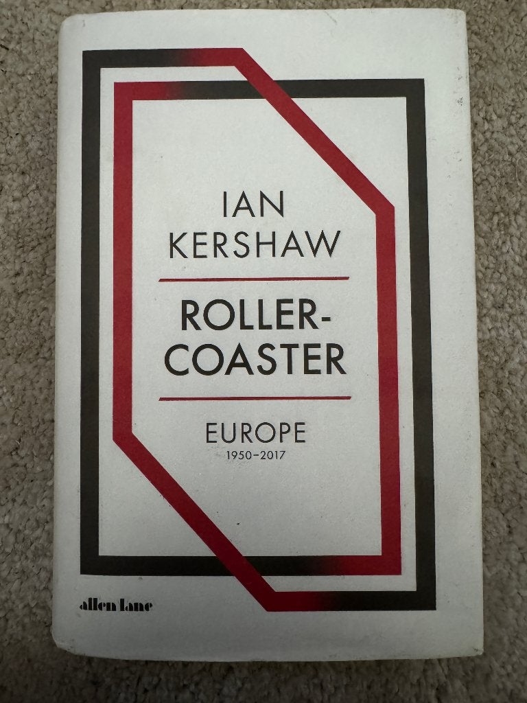 Ian Kershaw - Rollercoaster Europe 1950-2017, Boeken, Geschiedenis | Wereld, 20e eeuw of later, Europa, Ophalen of Verzenden, Zo goed als nieuw