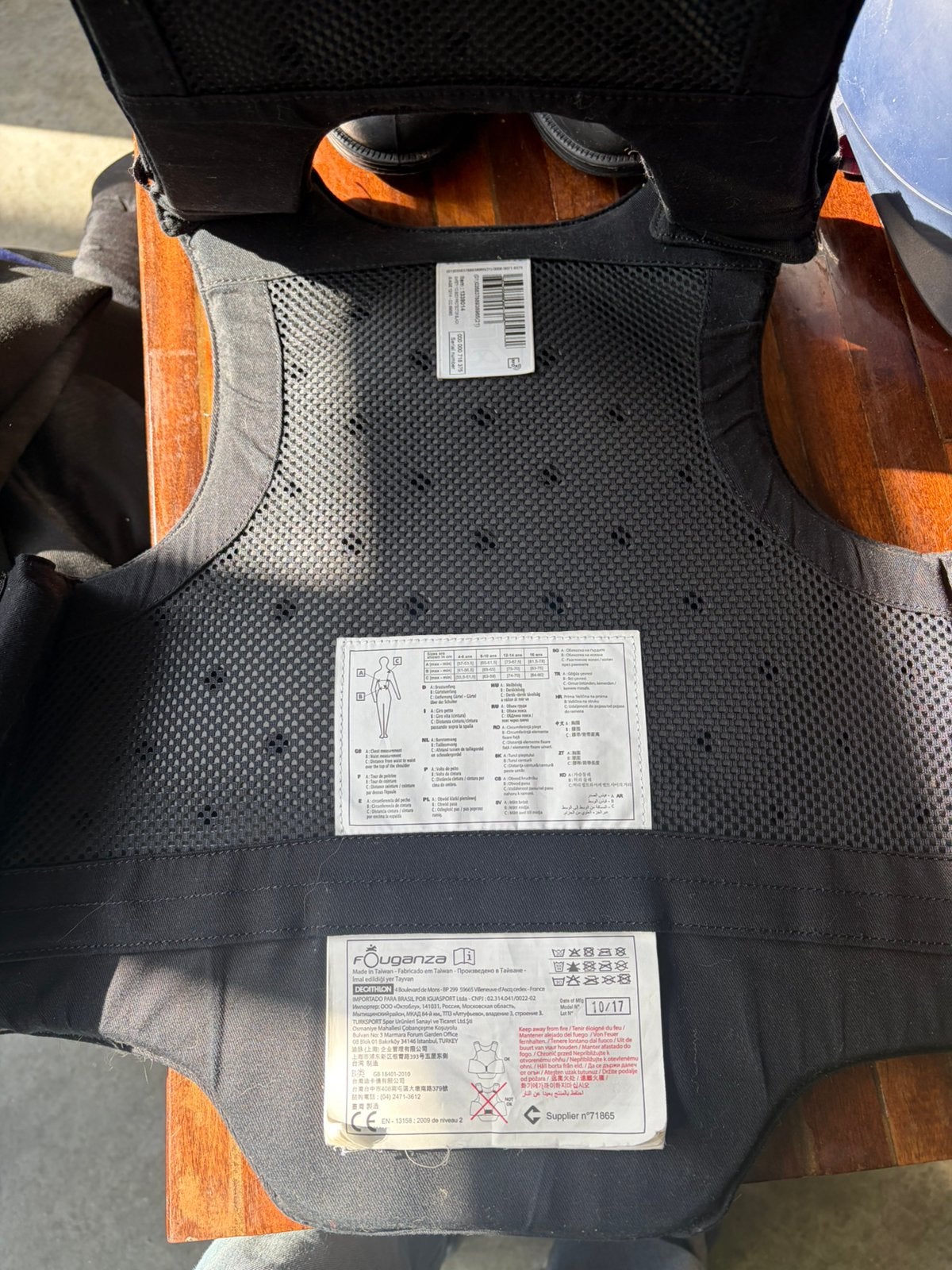 Bodyprotector paardrijden 14 jaar, Dieren en Toebehoren, Ophalen, Bodyprotector, Fouganza