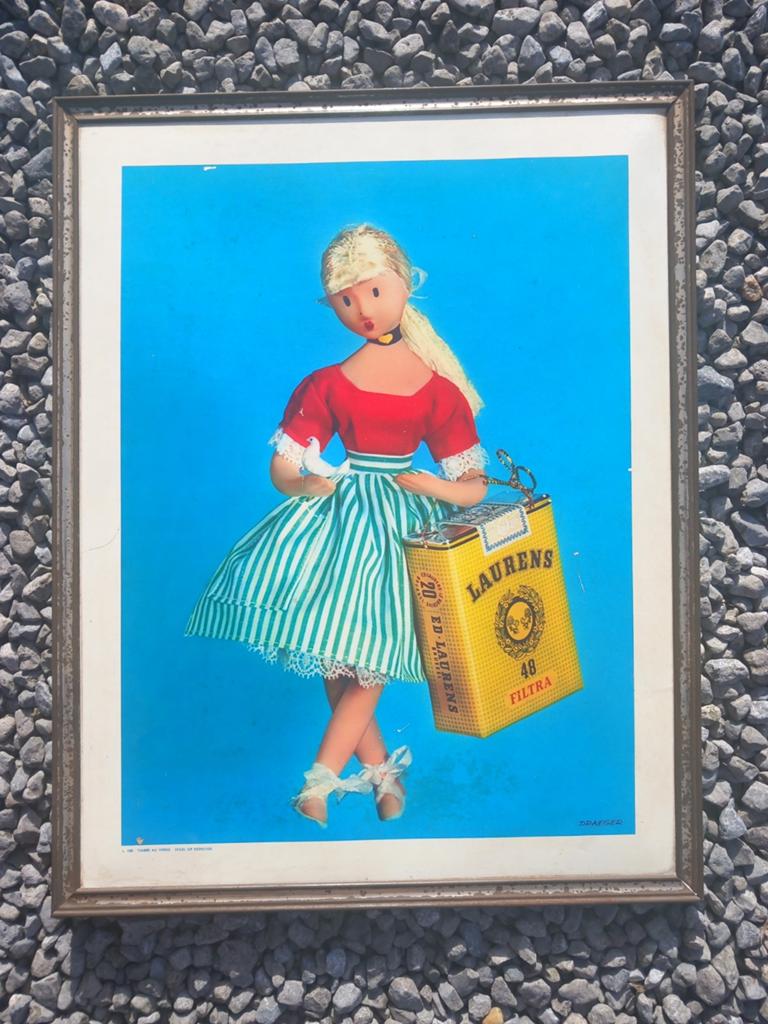 Oud Laurens sigaretten reclame, Ophalen of Verzenden