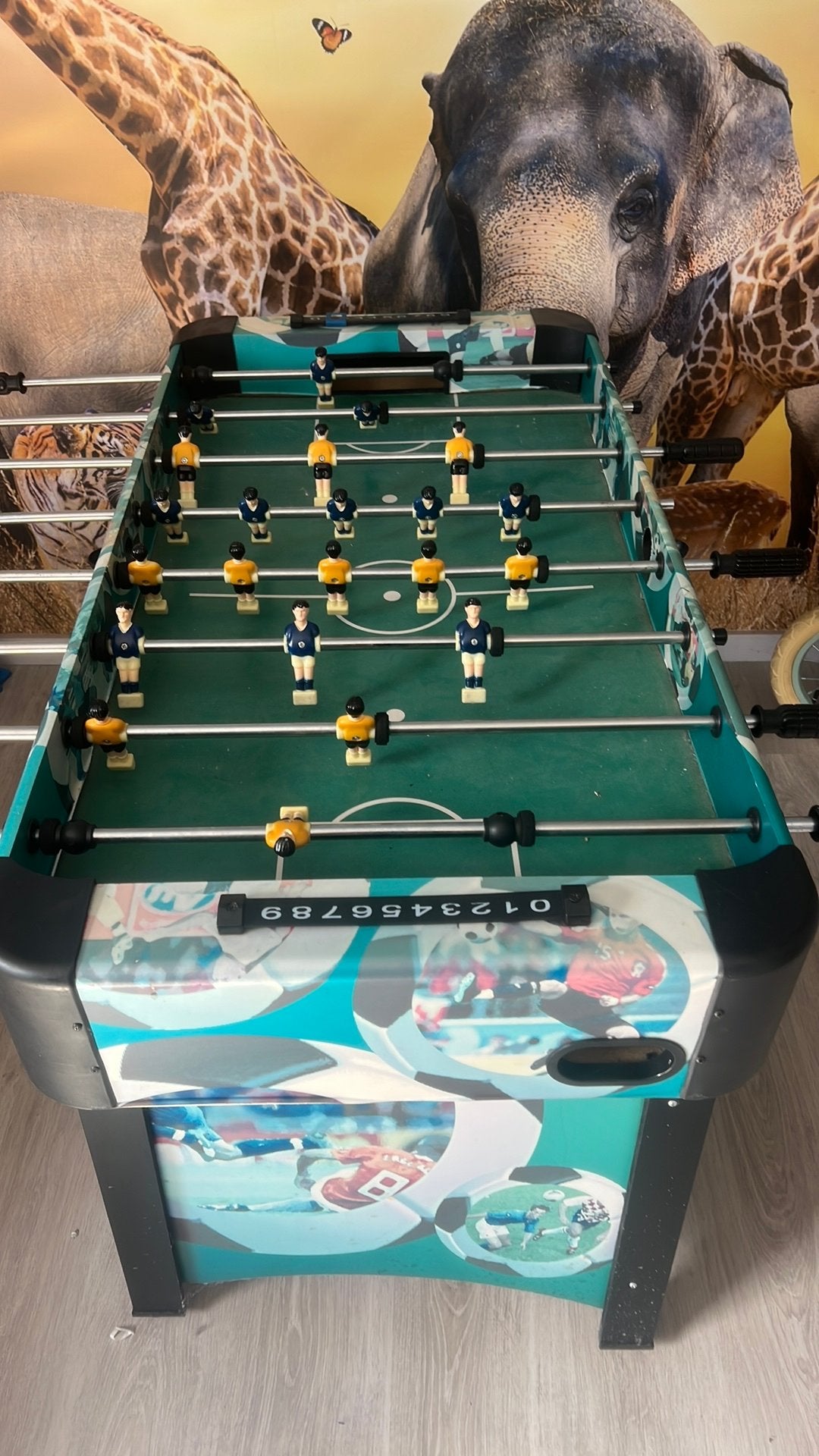 Voetbaltafel, Ophalen, Gebruikt