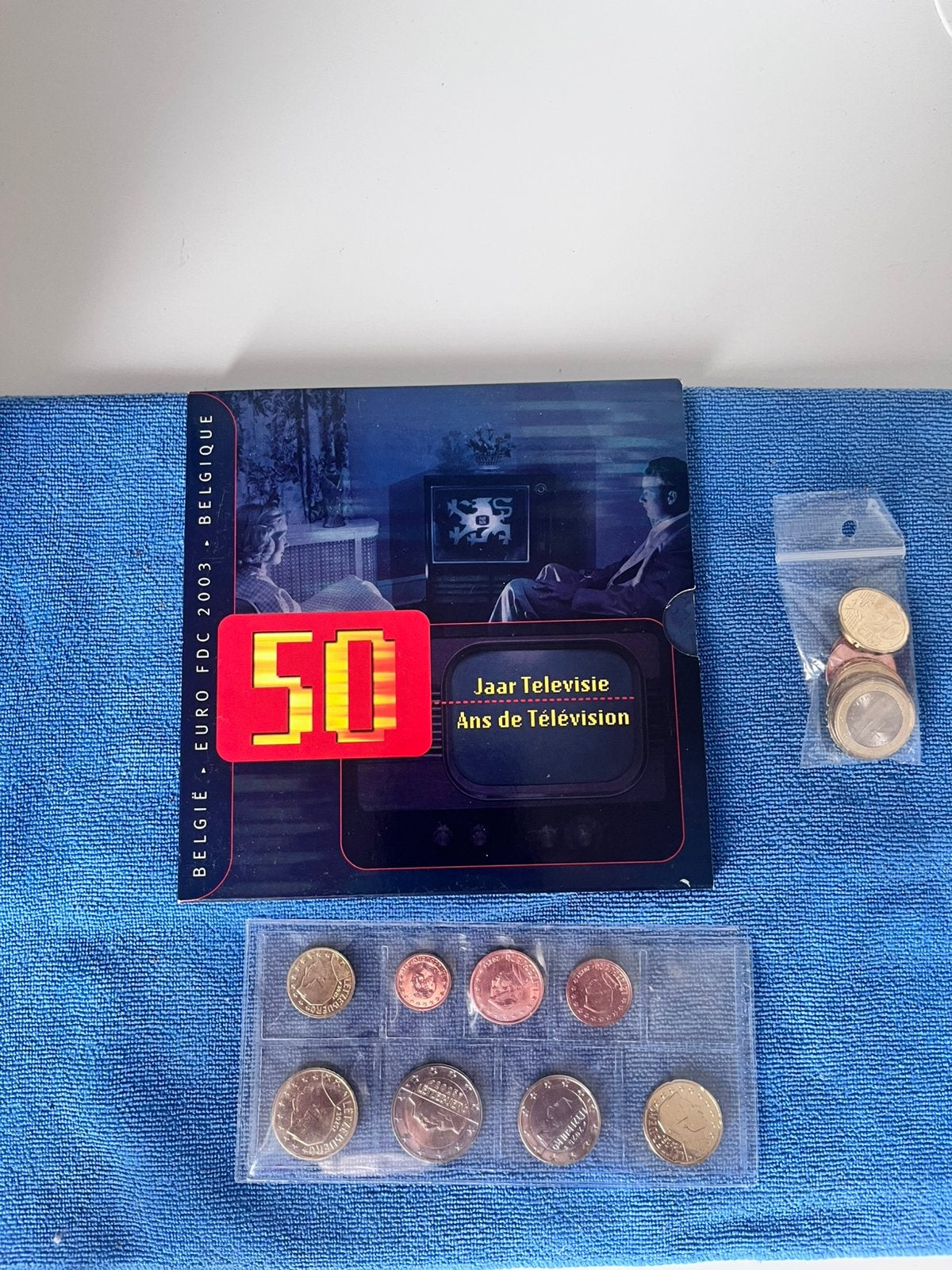 Diverse euromunten sets, Timbres & Monnaies, Monnaies | Europe | Monnaies euro, Enlèvement ou Envoi, Belgique, Série