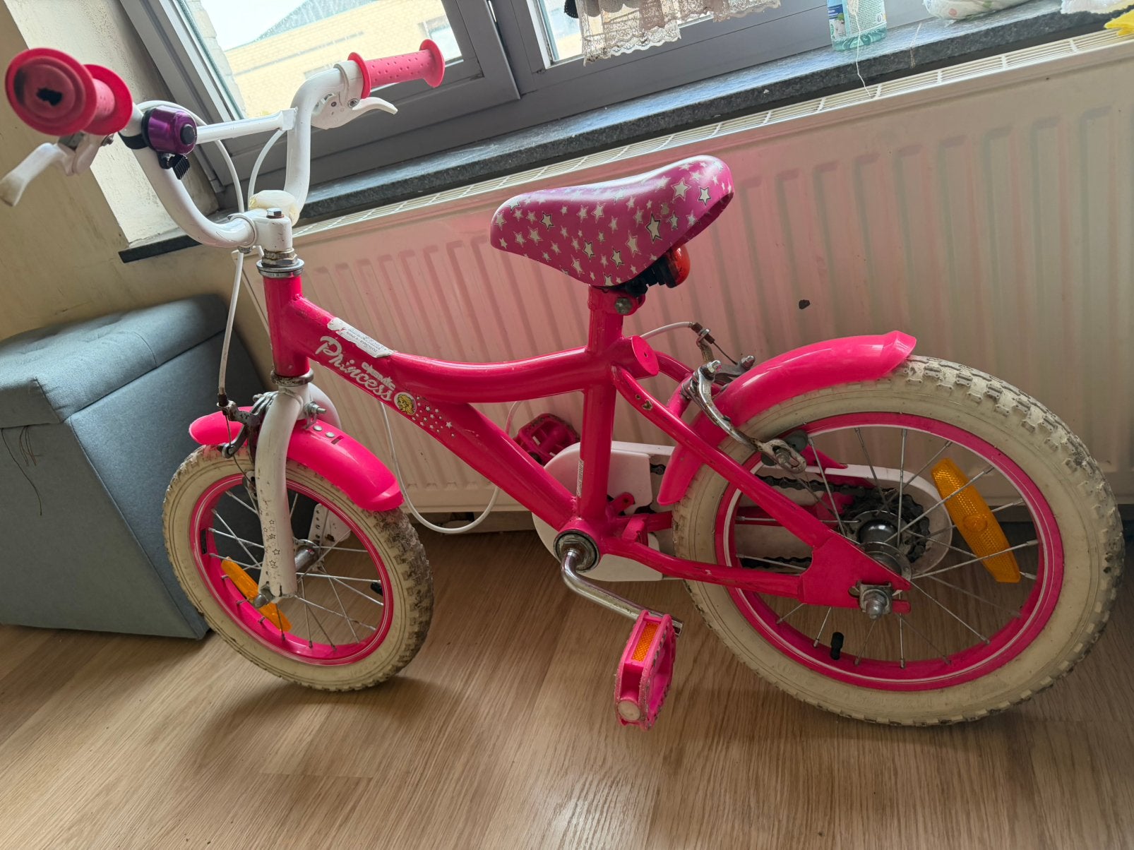 Vélo 14 pouces pour enfant Pink Cosmic Princess, Enlèvement ou Envoi, Comme neuf