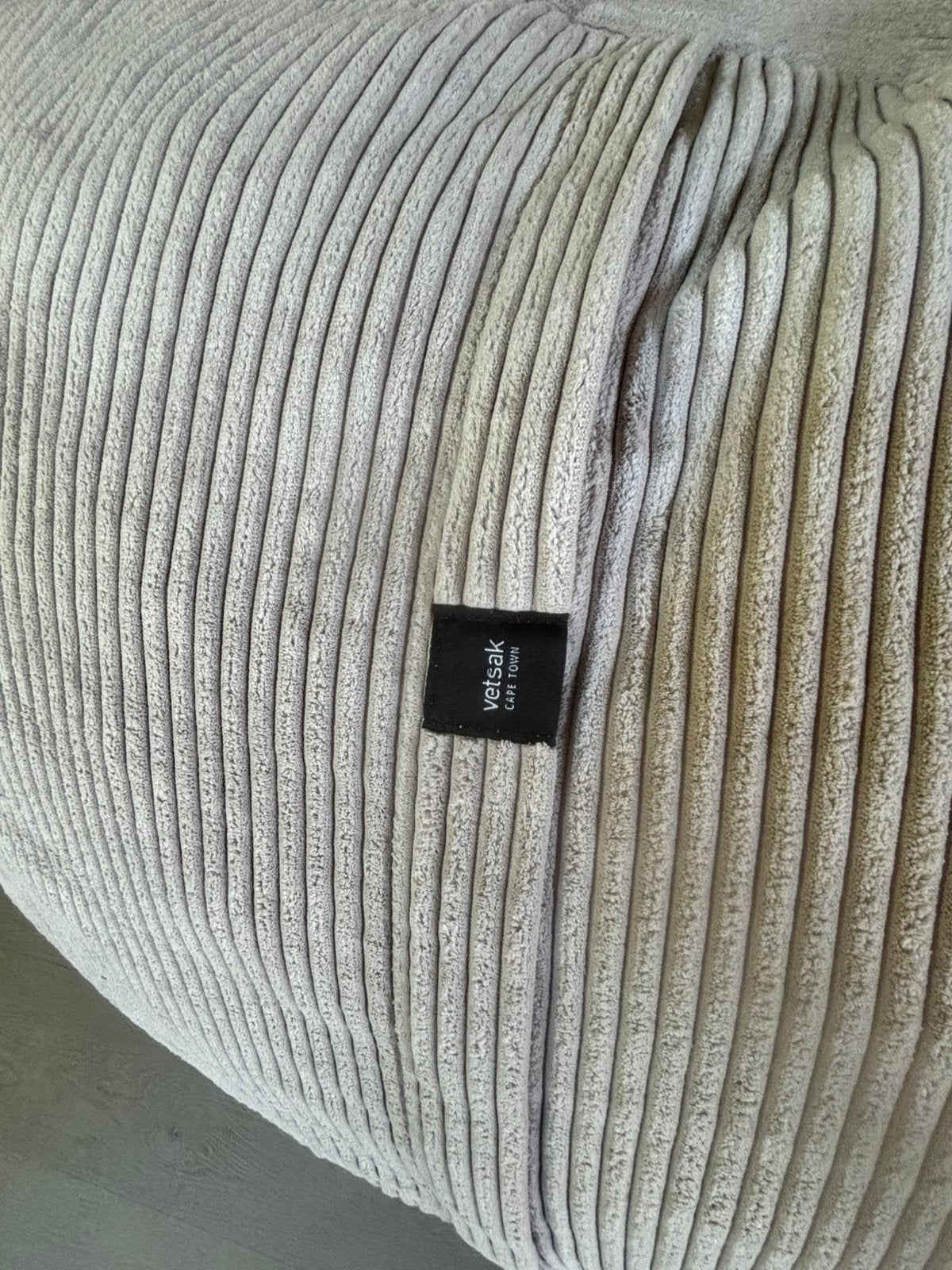 Pouf Vetsak Cape Town, 125 cm ou plus, Rond, Comme neuf, Enlèvement