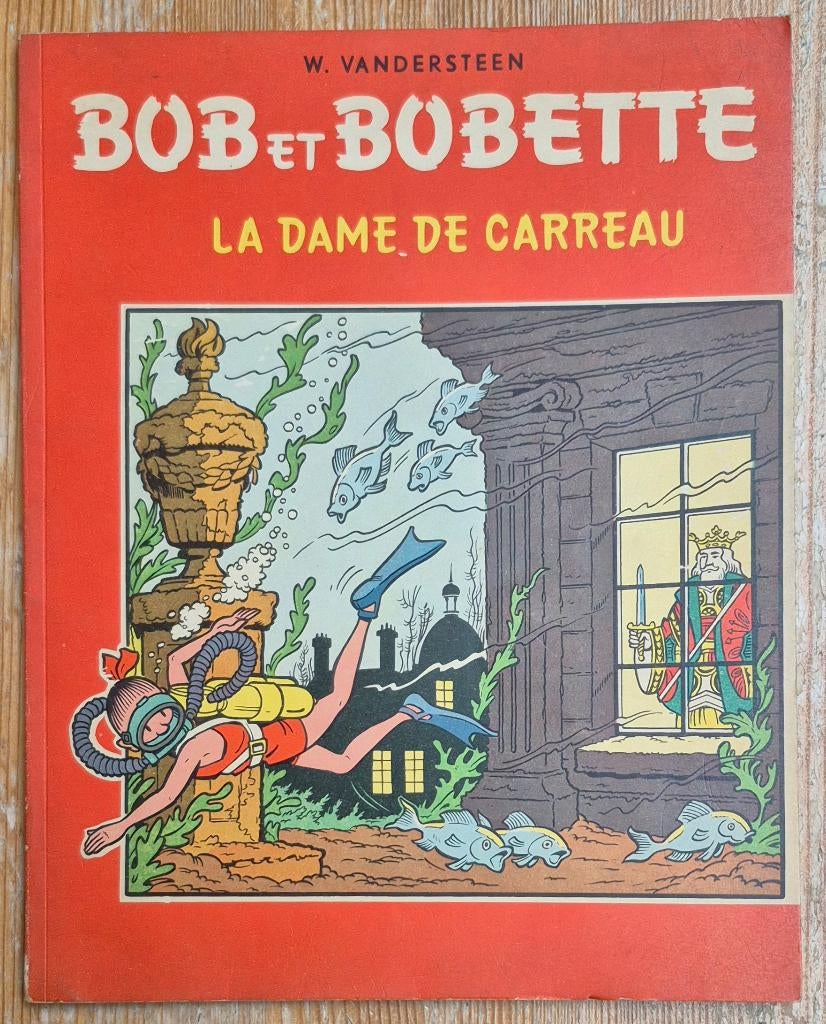 Bob et Bobette 37 La dame de carreau EO bichromie 1962, Enlèvement ou Envoi, Willy Vandersteen, Une BD, Utilisé