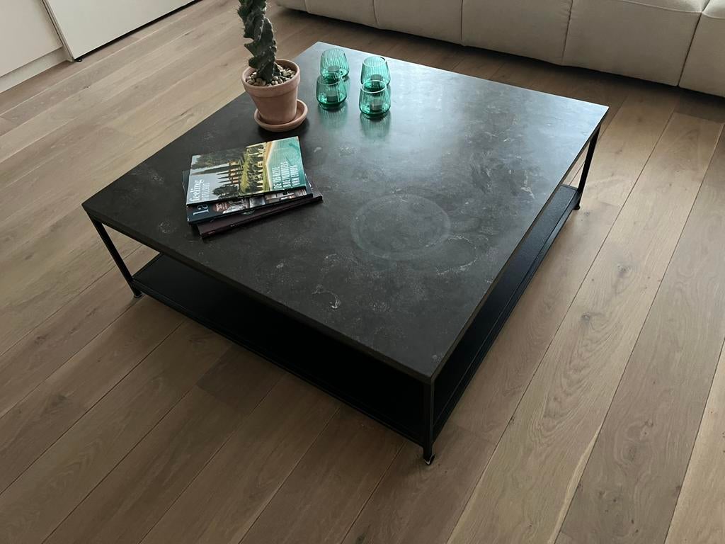 Salontafel pomax, Huis en Inrichting, Tafels | Salontafels, Ophalen, Overige materialen, 50 tot 100 cm, Vierkant
