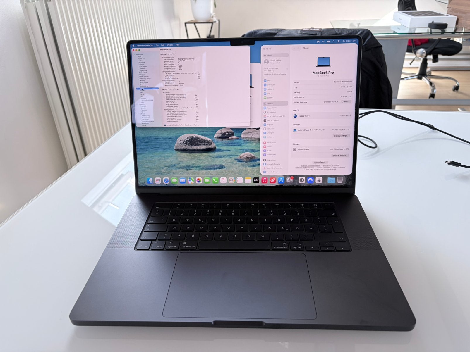 MacBook Pro 16 pouces M5 Max – état exceptionnel, Enlèvement, Comme neuf, 16 pouces, MacBook