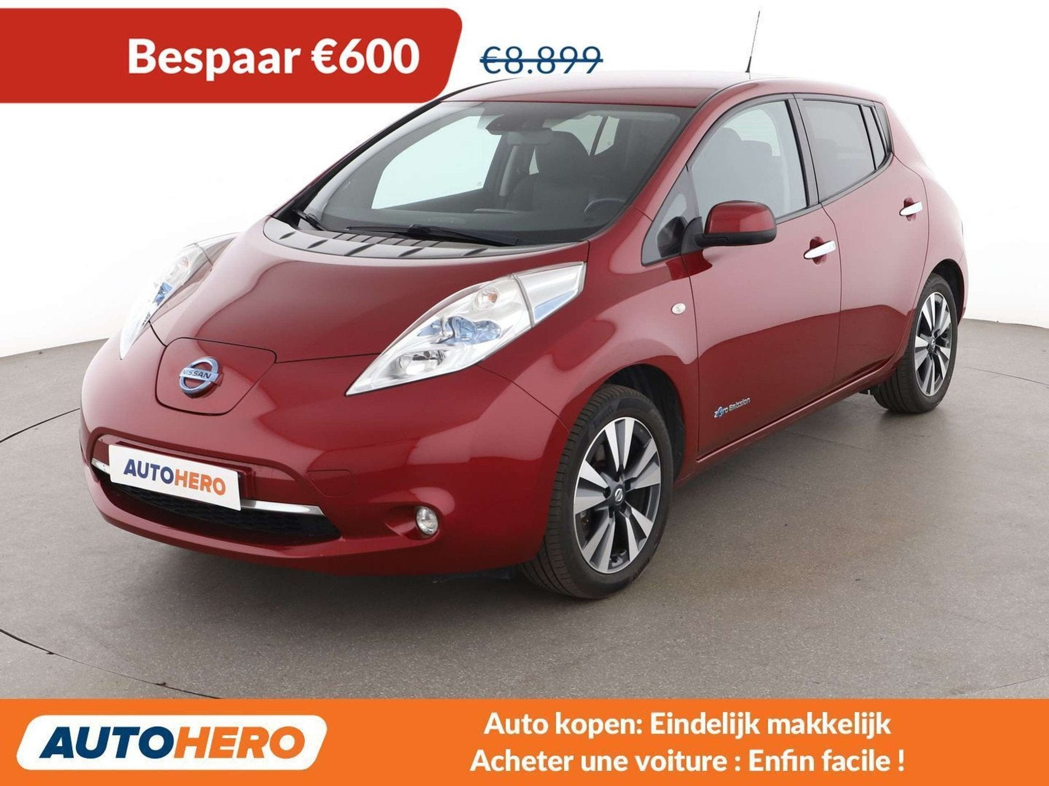 Nissan Leaf electric drive 80 kW Acenta (automatique), Autos, Nissan, Achat, 1578 kg, Anti démarrage, Noir