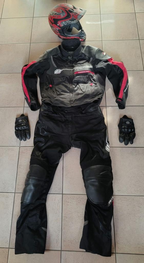 Probiker Motorbike Combi + AGV-helm + Xl leren handschoen, Motoren, Kleding | Motorkleding, Ophalen of Verzenden