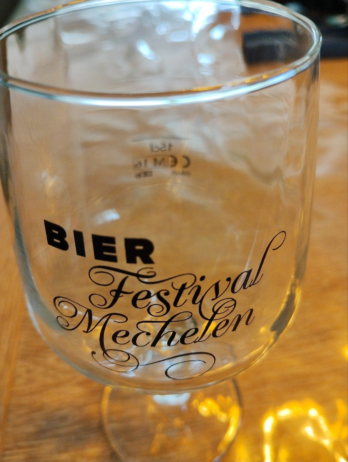 Fraai bierglas Festival Mechelen (33cl), Ophalen, Bierglas