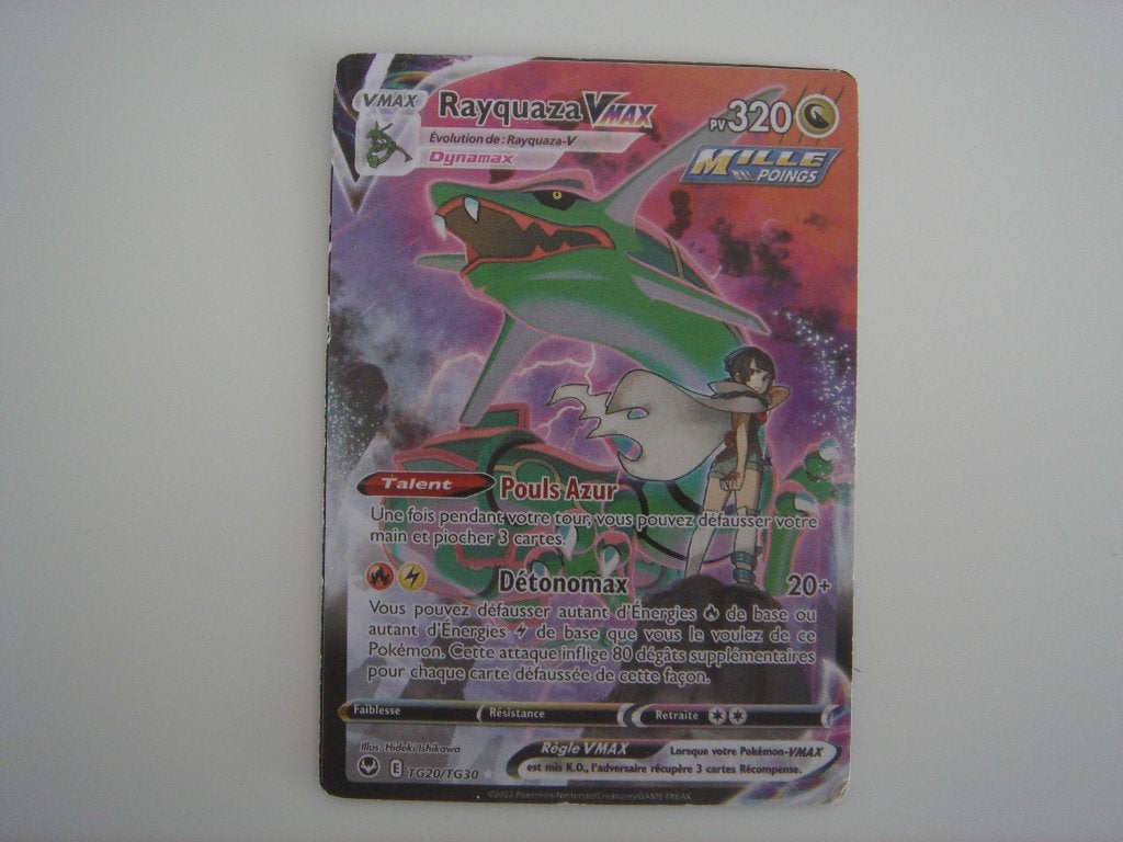 Carte Pokémon Rayquaza VMAX, Enlèvement ou Envoi, Utilisé